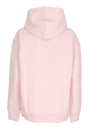 Tommy Hilfiger Felpa Cappuccio Donna Relax Melange Flag Hoodie Ballet Pink Melange da donna
