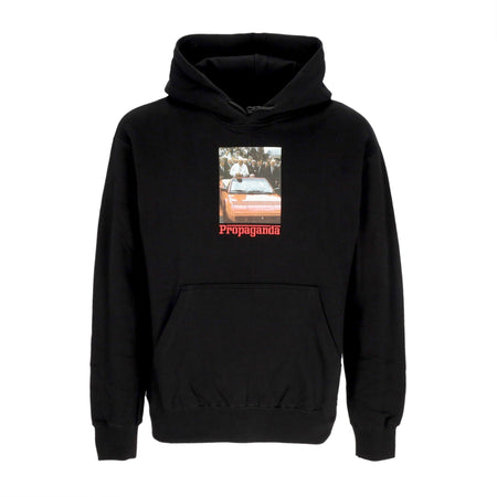 PROPAGANDA Felpa Cappuccio Uomo Amen Hoodie Black da uomo