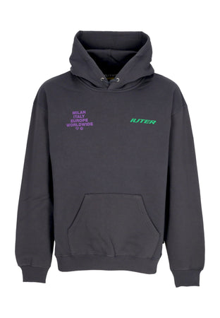IUTER Felpa Cappuccio Uomo Cupido Hoodie Asphalt da uomo