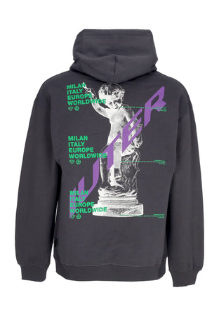 IUTER Felpa Cappuccio Uomo Cupido Hoodie Asphalt da uomo