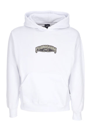 PROPAGANDA Felpa Cappuccio Uomo Dance Hoodie White da uomo