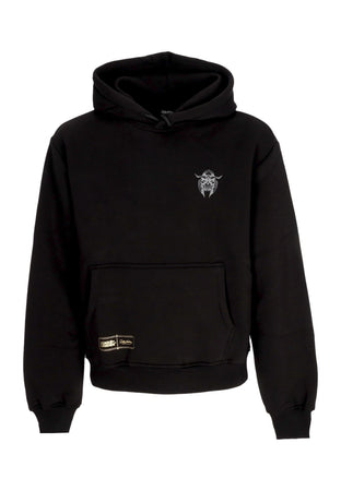 DOLLY NOIRE Felpa Cappuccio Uomo Darius Hoodie Black da uomo