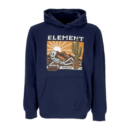 ELEMENT Felpa Cappuccio Uomo Dusk Hoodie Naval Academy da uomo