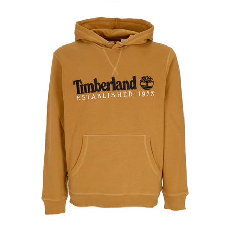 TIMBERLAND Felpa Cappuccio Uomo Est 1973 Hoodie Wheat da uomo