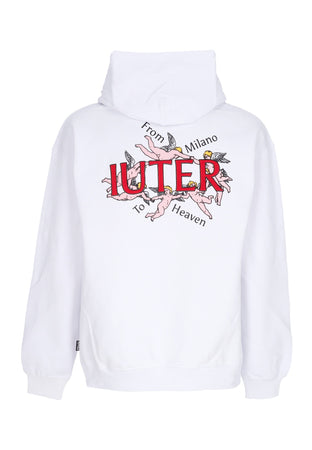 IUTER Felpa Cappuccio Uomo Heaven Hoodie White da uomo