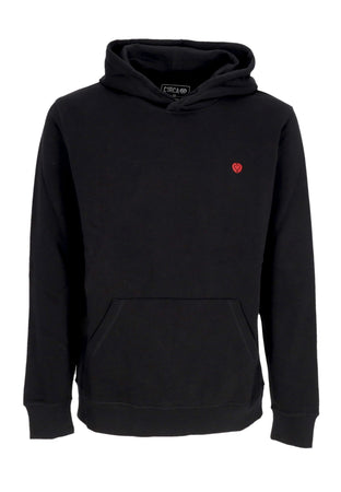 C1RCA Felpa Cappuccio Uomo Knock Out Hoodie Black da uomo