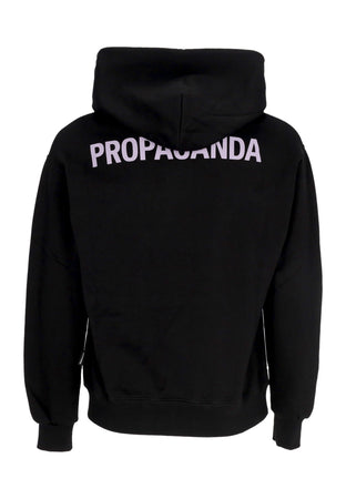 PROPAGANDA Felpa Cappuccio Uomo Logo Og Hoodie Black da uomo