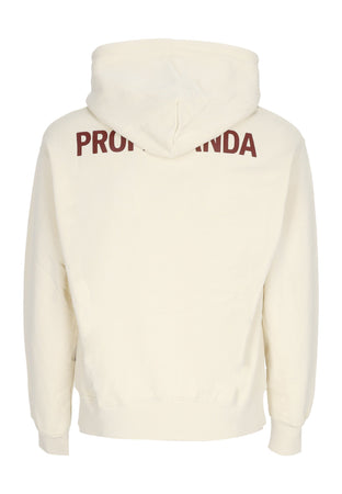 PROPAGANDA Felpa Cappuccio Uomo Logo Og Hoodie Bone da uomo