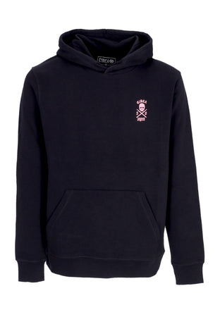 C1RCA Felpa Cappuccio Uomo Lopez 50 Hoodie Black/canyon Pink da uomo