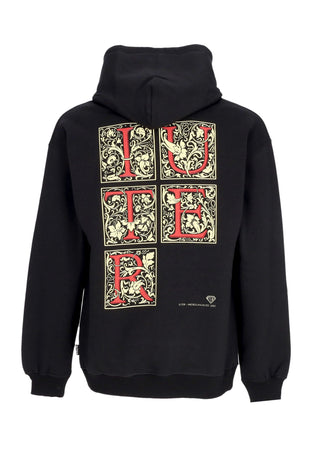 IUTER Felpa Cappuccio Uomo Mediolanum Hoodie Black da uomo