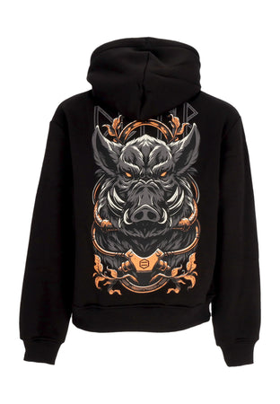DOLLY NOIRE Felpa Cappuccio Uomo Mediolanum Hoodie Black da uomo