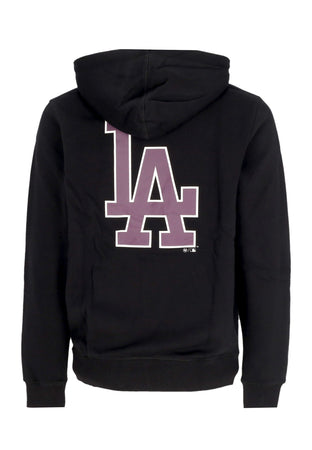 47 BRAND Felpa Cappuccio Uomo Mlb Backer Burnside Hoodie Losdod Jet Black da uomo