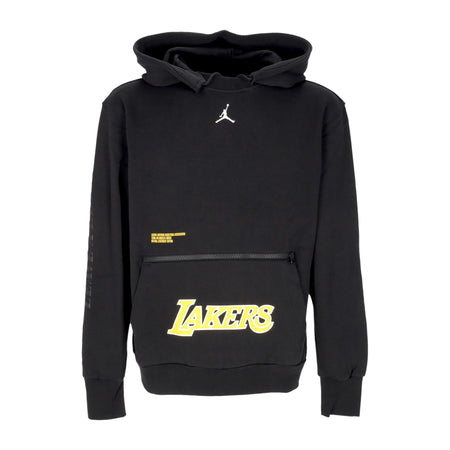 NIKE NBA Felpa Cappuccio Uomo Nba Courtside Statement Fleece Hoodie Loslak Black da uomo