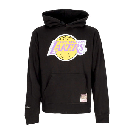MITCHELL & NESS Felpa Cappuccio Uomo Nba Team Logo Hoodie Udp Loslak Black da uomo