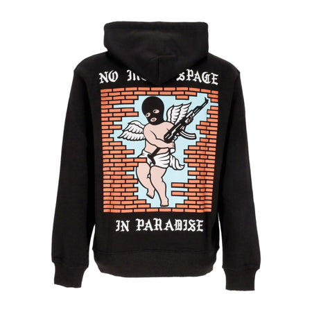 DOOMSDAY Felpa Cappuccio Uomo No More Space Hoodie Black da uomo