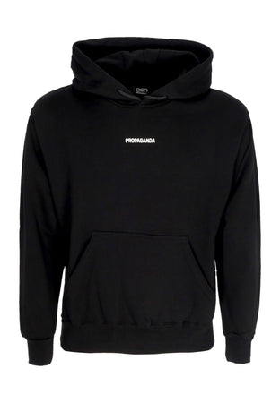 PROPAGANDA Felpa Cappuccio Uomo Ribs Og Hoodie Black da uomo