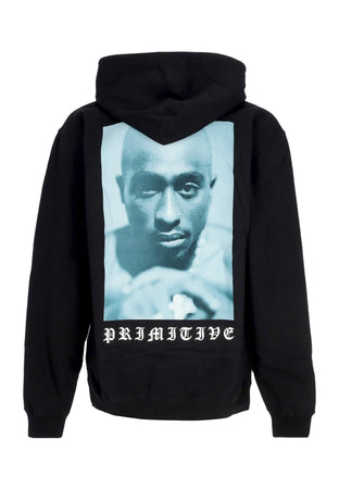 PRIMITIVE Felpa Cappuccio Uomo Royalty Hoodie X Tupac Black da uomo