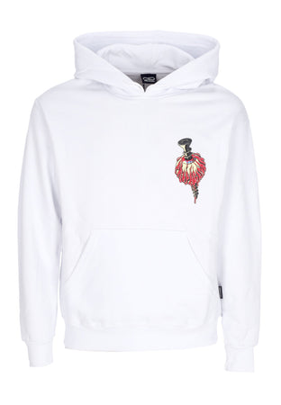PROPAGANDA Felpa Cappuccio Uomo Screw Hoodie White da uomo