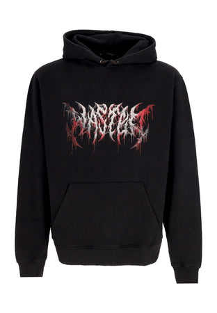 WASTED PARIS Felpa Cappuccio Uomo Scythe Hoodie Black da uomo