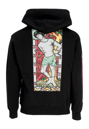 PROPAGANDA Felpa Cappuccio Uomo Sebastian Hoodie Black da uomo