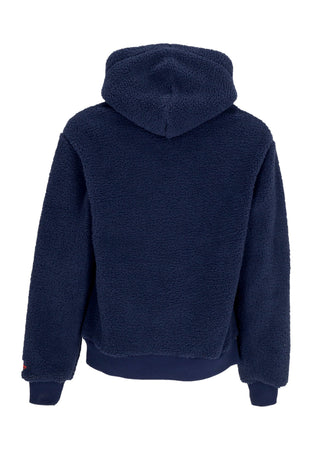 DOLLY NOIRE Felpa Cappuccio Uomo Sherpa Hoodie Navy da uomo