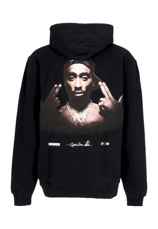 PRIMITIVE Felpa Cappuccio Uomo Stay Up Hoodie X Tupac Black da uomo