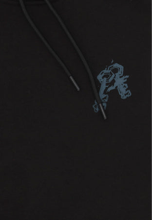 DOLLY NOIRE Felpa Cappuccio Uomo Thresh Hoodie Black da uomo