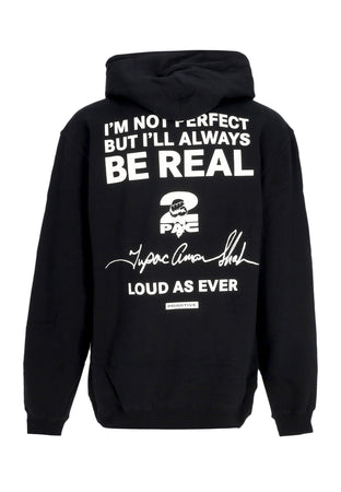 PRIMITIVE Felpa Cappuccio Uomo Truth Hoodie X Tupac Black da uomo