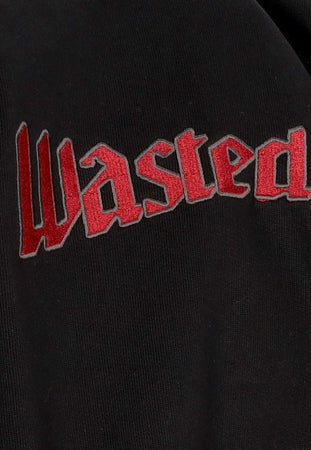 WASTED PARIS Felpa Cappuccio Uomo United Hoodie Black da uomo