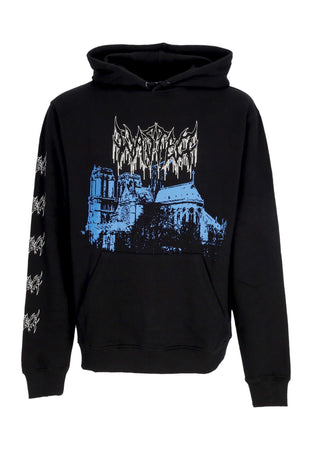 WASTED PARIS Felpa Cappuccio Uomo Vault Hoodie Black da uomo