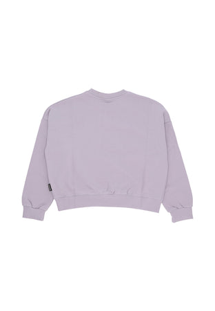 PROPAGANDA Felpa Girocollo Donna W Puppy Croptop Crewneck Dusk da donna