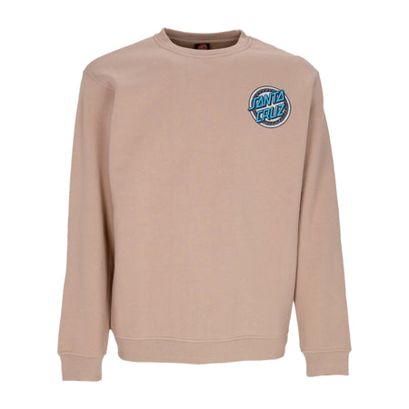 SANTA CRUZ Felpa Girocollo Uomo Dressen Rose One Crewneck Taupe da uomo