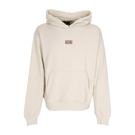 DOLLY NOIRE Felpa Leggera Cappuccio Uomo 3d Box Logo Hoodie Beige da uomo