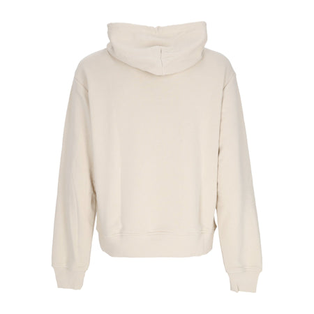 DOLLY NOIRE Felpa Leggera Cappuccio Uomo 3d Box Logo Hoodie Beige da uomo