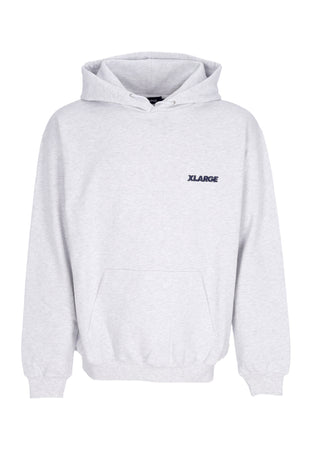 XLARGE Felpa Leggera Cappuccio Uomo Chenille Slanted Og Pullover Hooded Ash da uomo