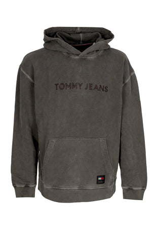 Tommy Hilfiger Felpa Leggera Cappuccio Uomo Classic Hoodie Black da uomo