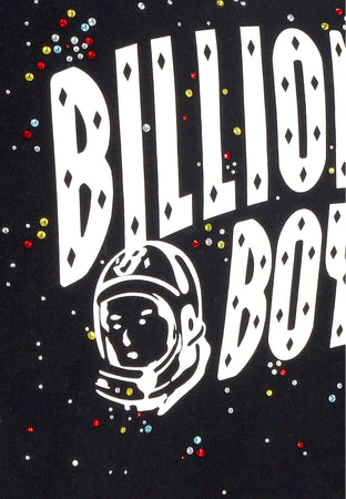 BILLIONAIRE BOYS CLUB Felpa Leggera Cappuccio Uomo Embellished Arch Logo Popover Hooded Black da uomo