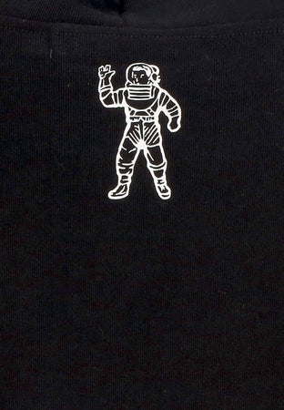 BILLIONAIRE BOYS CLUB Felpa Leggera Cappuccio Uomo Embellished Arch Logo Popover Hooded Black da uomo