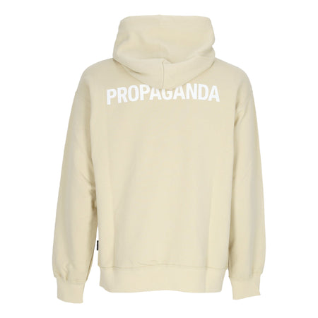PROPAGANDA Felpa Leggera Cappuccio Uomo Logo Classic Hoodie Gravel da uomo