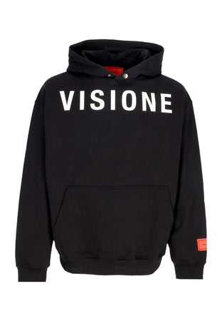VISION OF SUPER Felpa Leggera Cappuccio Uomo Mermaid Hoodie Black da uomo