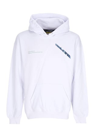 IUTER Felpa Leggera Cappuccio Uomo Nymph Hoodie White da uomo