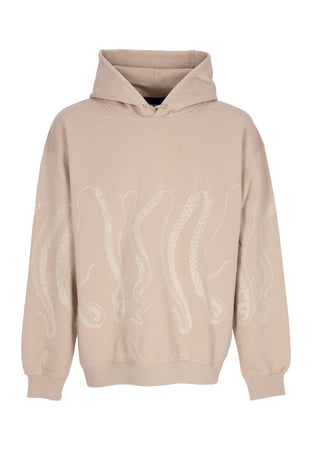 OCTOPUS Felpa Leggera Cappuccio Uomo Outline Hoodie Earth da uomo