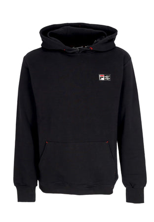 PROPAGANDA Felpa Leggera Cappuccio Uomo Pes Phuket Hoodie X Fila Black da uomo