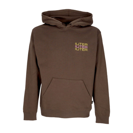 IUTER Felpa Leggera Cappuccio Uomo Spine Skulls Hoodie Dusty White da uomo