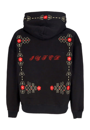 IUTER Felpa Leggera Cappuccio Uomo Western Hoodie Black da uomo