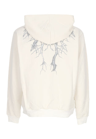 PHOBIA Felpa Leggera Cappuccio Uomo White Lightning Hoodie White da uomo