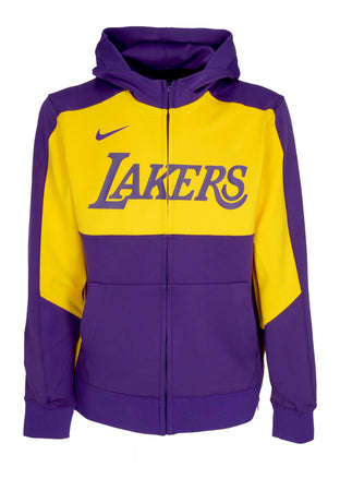 NIKE NBA Felpa Leggera Cappuccio Zip Uomo Nba Dri-fit Showtime Full-zip Hoodie Loslak Field Purple/amarillo/black/field Purple da uomo