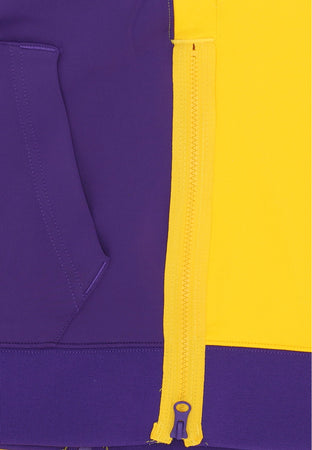 NIKE NBA Felpa Leggera Cappuccio Zip Uomo Nba Dri-fit Showtime Full-zip Hoodie Loslak Field Purple/amarillo/black/field Purple da uomo