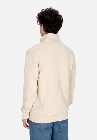 47 BRAND Felpa Leggera Collo Alto Uomo Mlb Embroidery Helix Track Jacket Neyyan Oat Milk da uomo