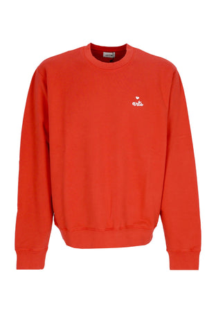 ARTE Felpa Leggera Girocollo Uomo Heart Crewneck Red da uomo